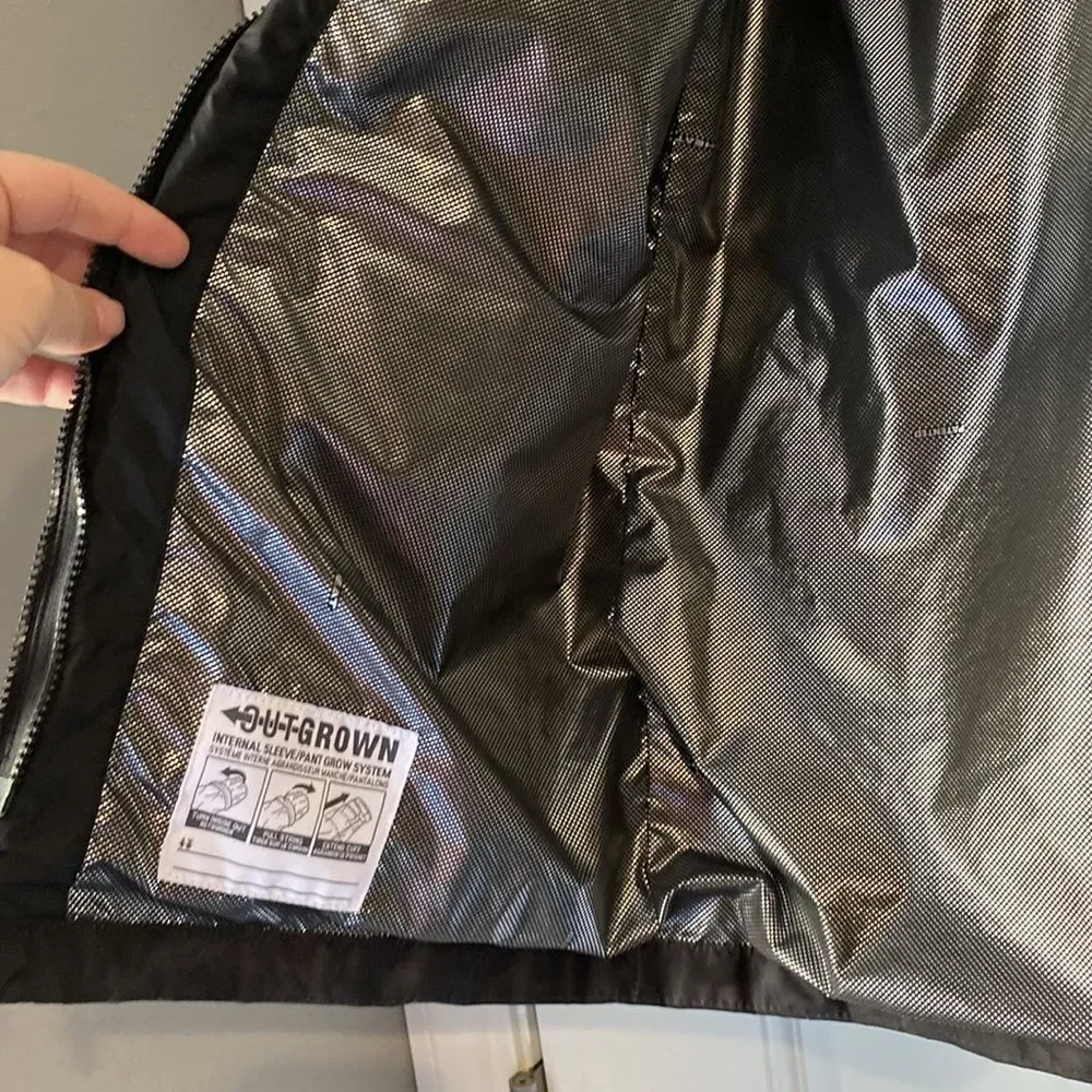 Columbia Black Camouflage Hooded Jacket Size XL (18/20)